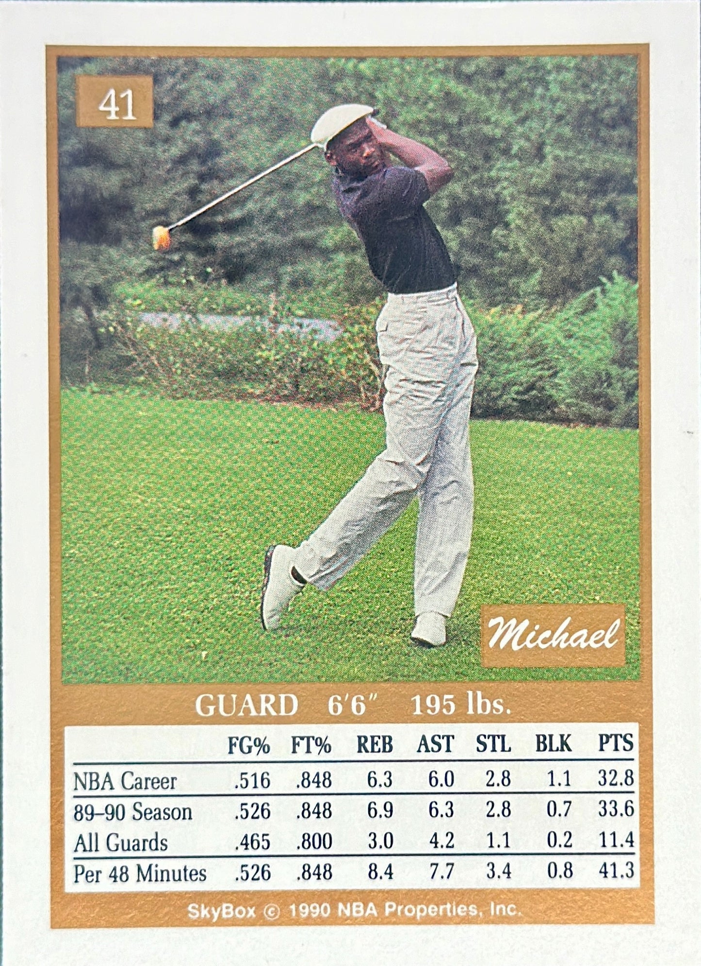 Michael Jordan 1990 Skybox