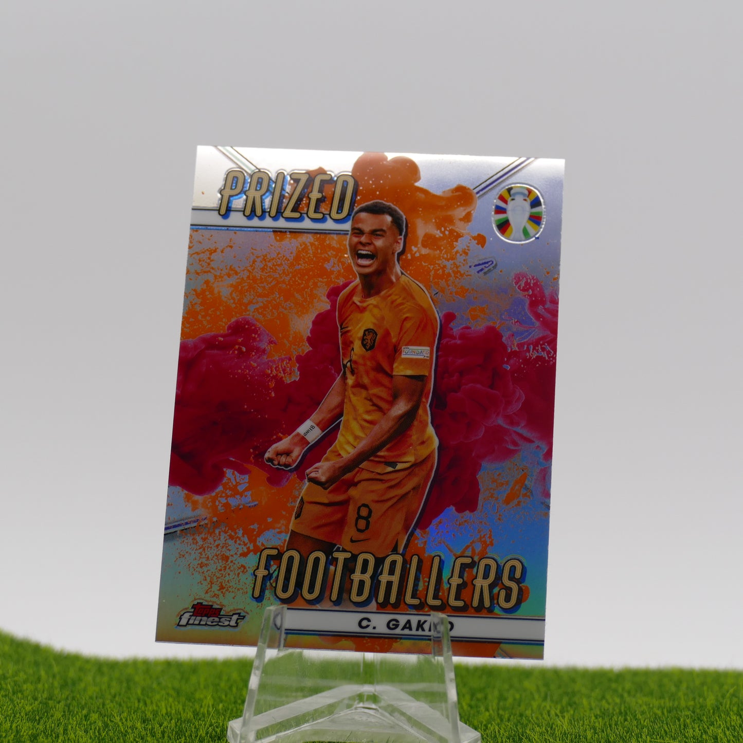Topps finest Cody Gakpo Prized Footballers Fusion variation Case Hit Color match