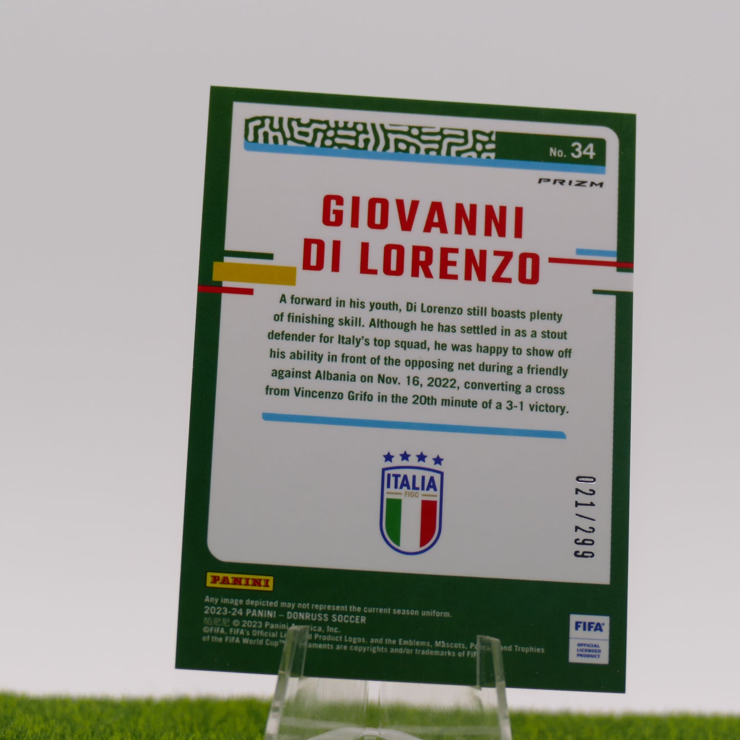 Donruss Optic Gio Di Lorenzo /299