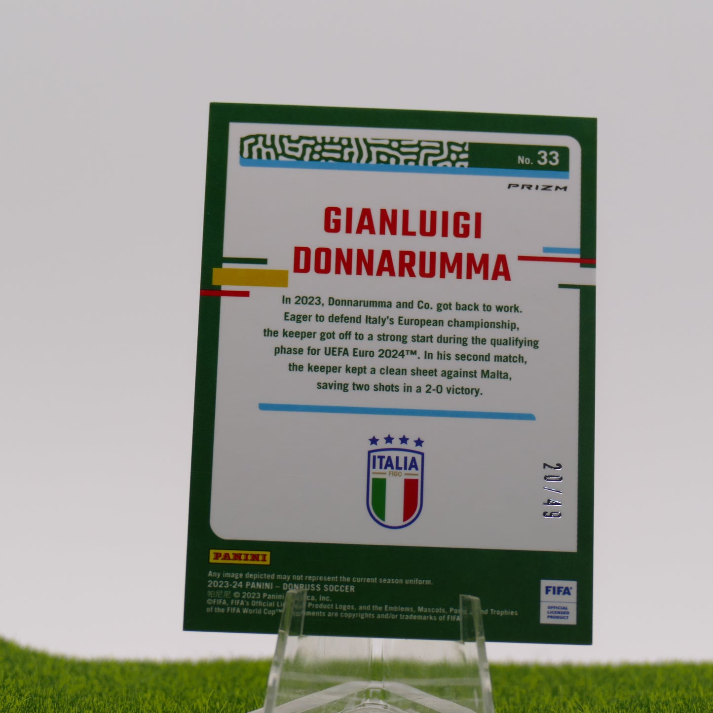 Donruss Optic Gianluigi Donnarumma /49