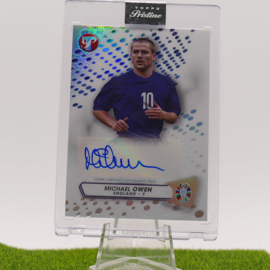 Topps Pristine Michael Owen signiert