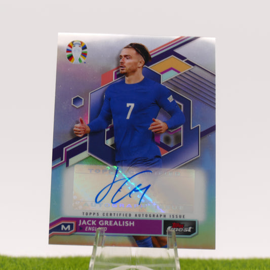 Topps Finest Jack Grealish signiert