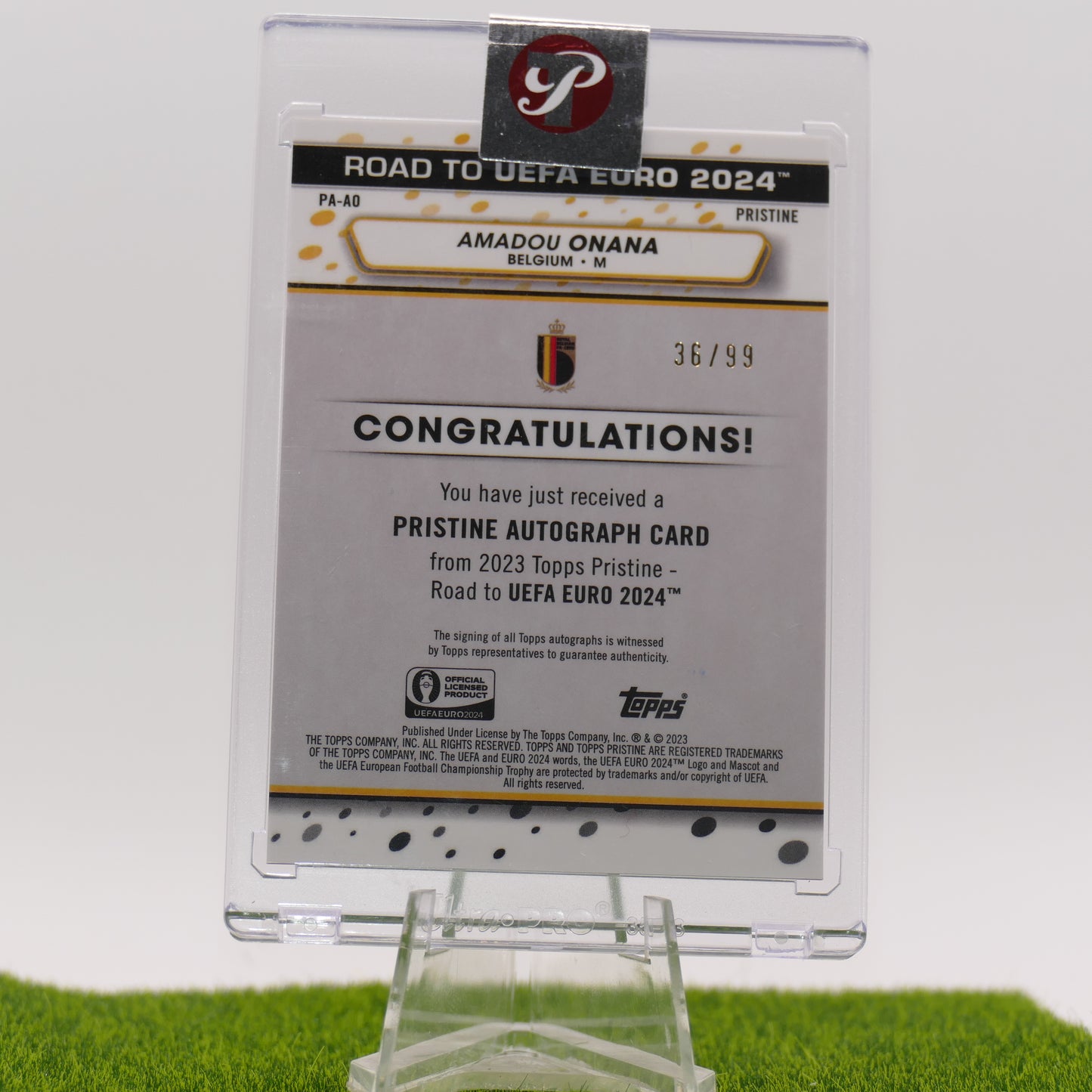 Topps Pristine Amadou Onana Rookie Autographed /99