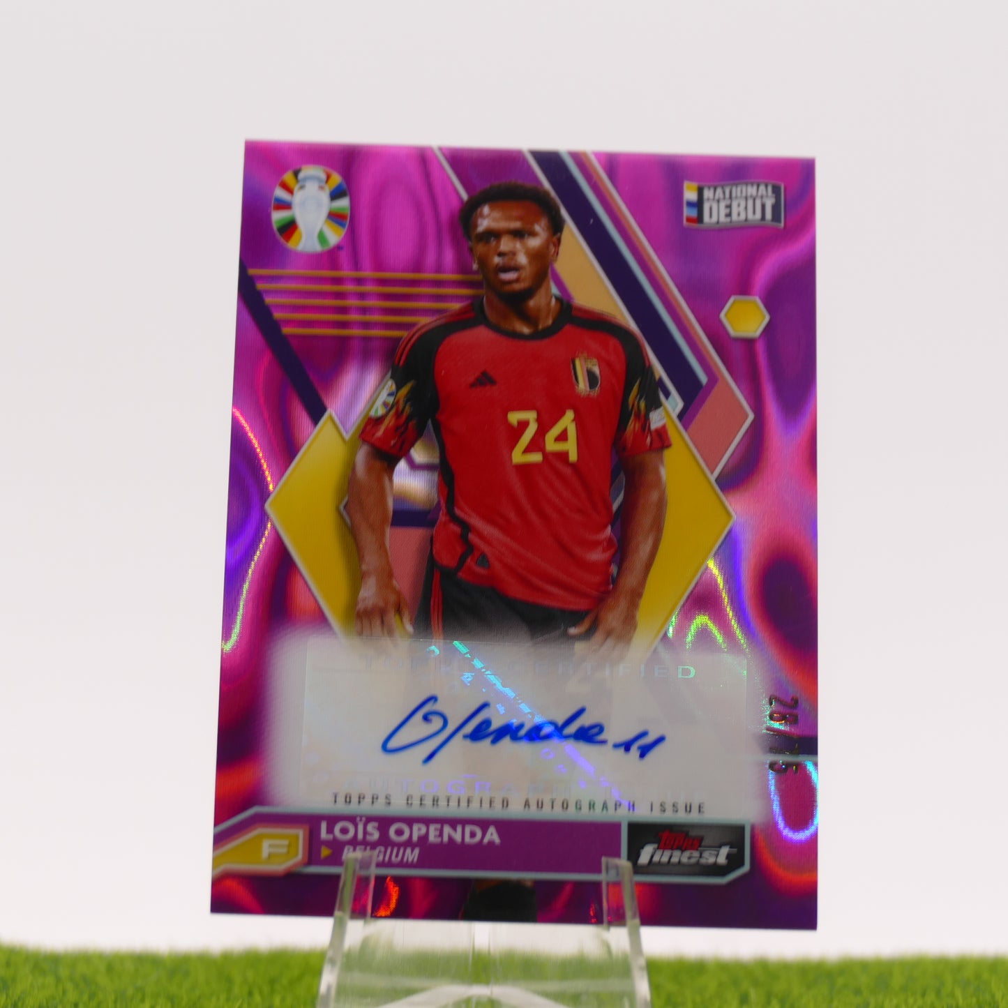 Topps Finest Lois Openda /75 Rookie Autograph