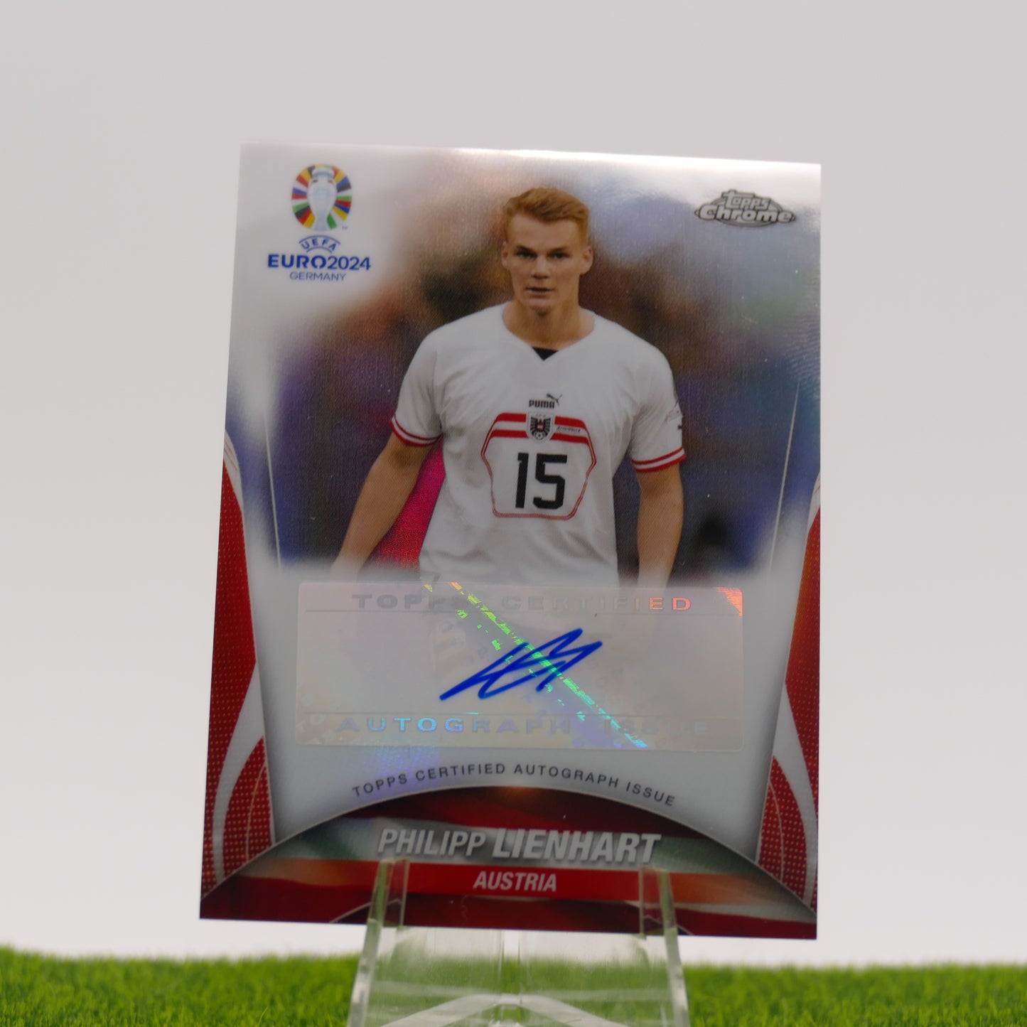 Topps Chrome Philipp Lienhart Autographed