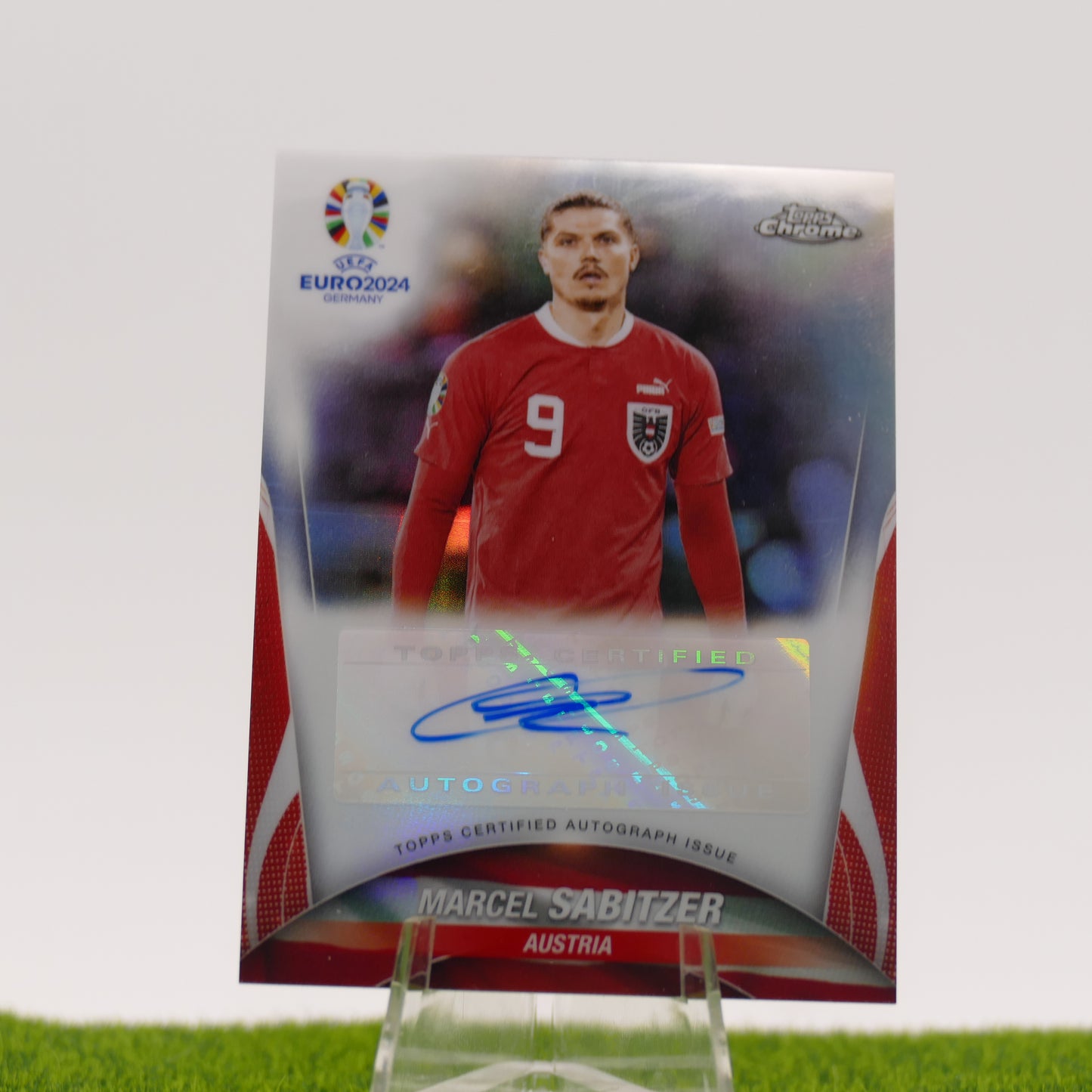 Topps Finest Marcel Sabitzer Autographed