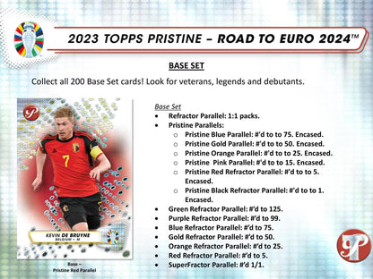 2023/24 Topps Pristine Road to Euro Soccer Hobby Box