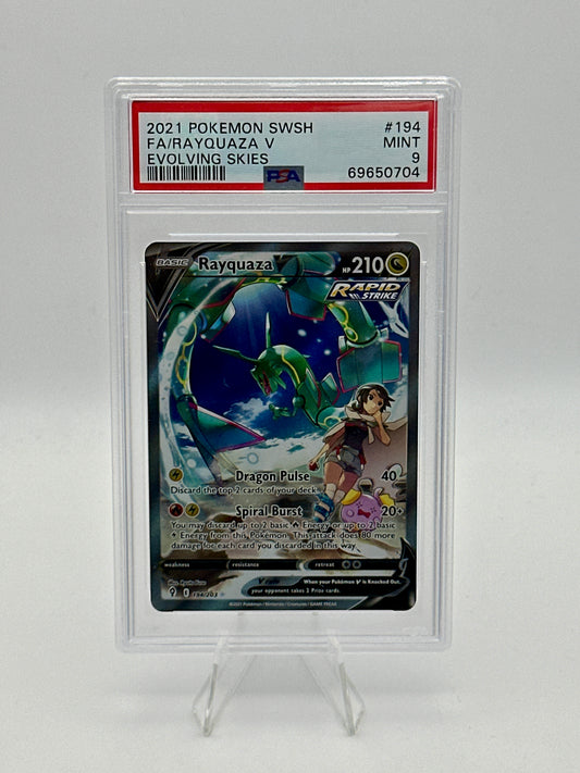 Rayquaza V PSA 9