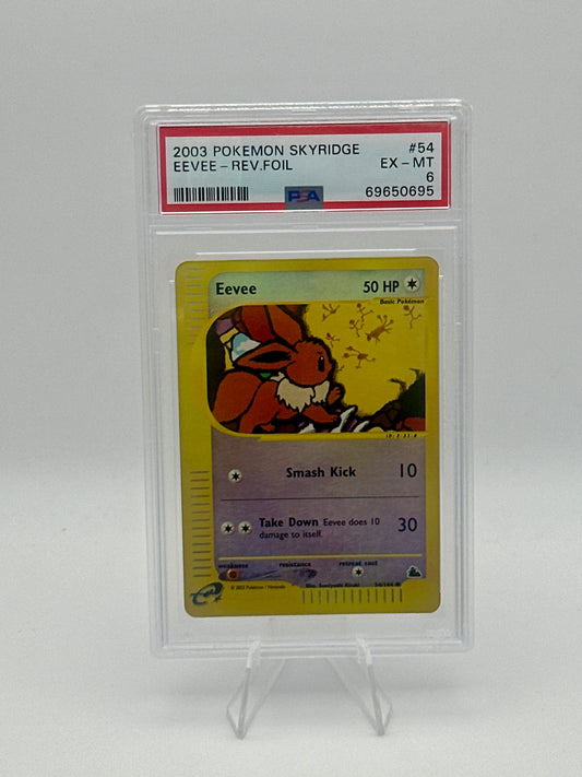 Eevee Reverse Foil PSA 6