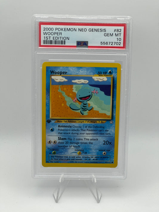 Wooper 1st Edition PSA 10
