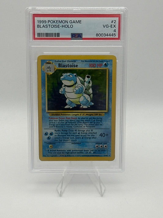 Base Set Blastoise PSA 4