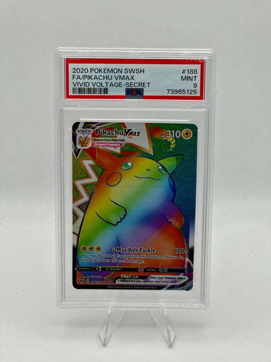 Pikachu Vmax PSA 9