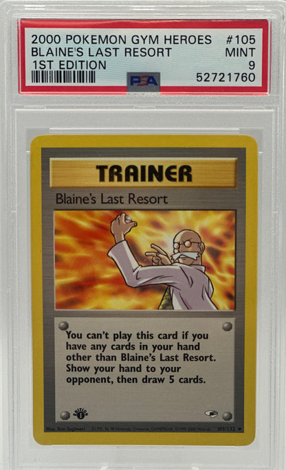 Blaine's Last Resort 1st edition #105