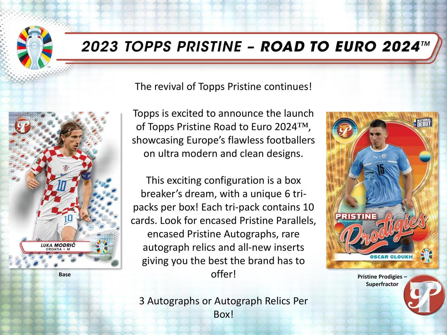 2023/24 Topps Pristine Road to Euro Soccer Hobby Box