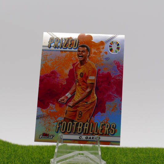 Topps finest Cody Gakpo Prized Footballers Fusion variation Case Hit Color match