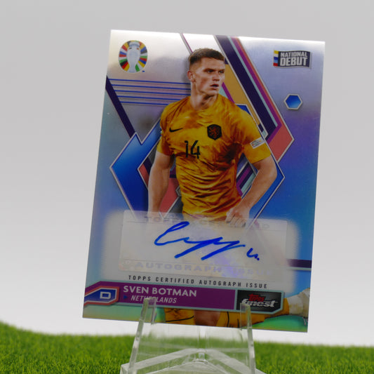 Topps finest Sven Botman Rookie autograph