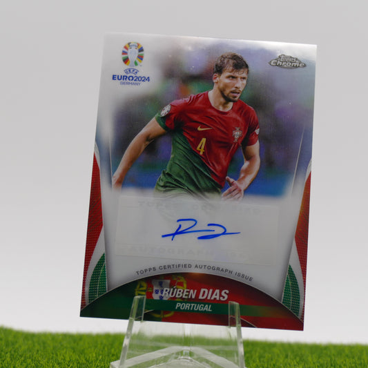 Topps Chrome Ruben Dias autographed