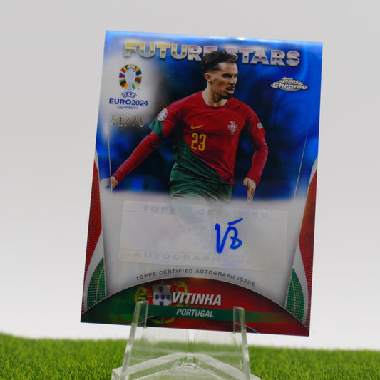 Topps Chrome Vitinha Future Stars autographed /75