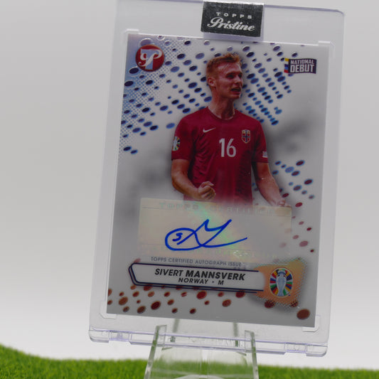 Topps Pristine Sivert Mannsverk Rookie Autographed