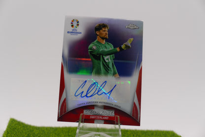 Topps Chrome Gregor Kobel Autographed