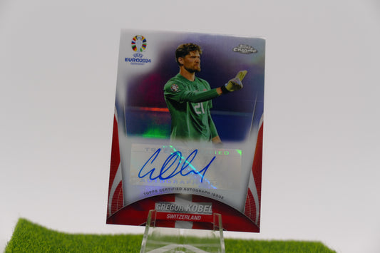 Topps Chrome Gregor Kobel Autographed