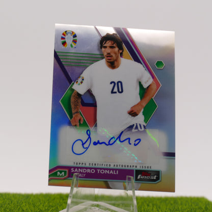 Topps Finest Sandro Tonali Autographed