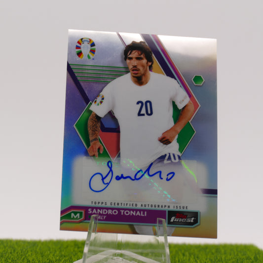 Topps Finest Sandro Tonali Autographed
