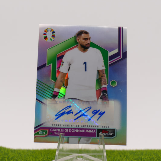 Topps Finest Gianluigi Donnarumma Autographed
