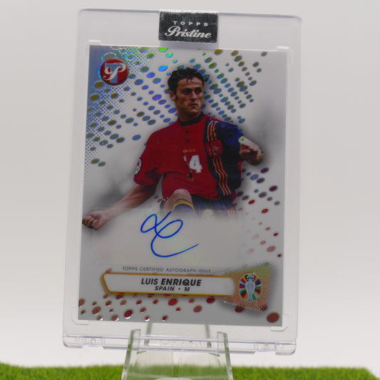 Topps Pristine Luis Enrique autographed
