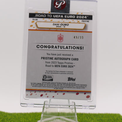 Topps Pristine Dani Olmo autographed /99
