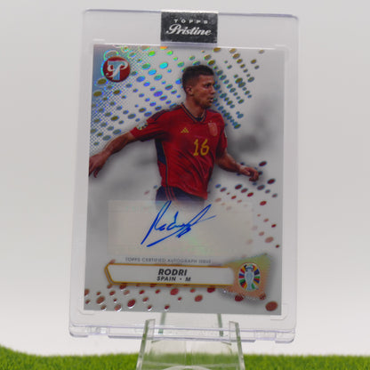 Topps Pristine Rodri autographed