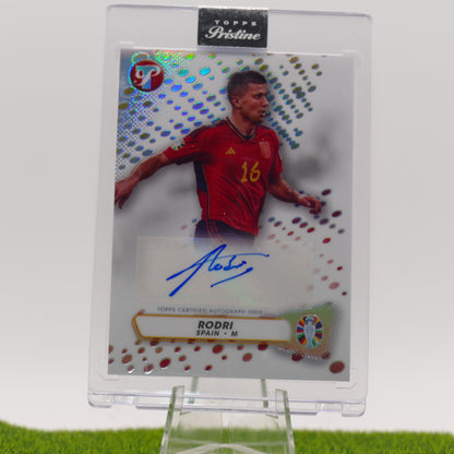 Topps Pristine Rodri autographed