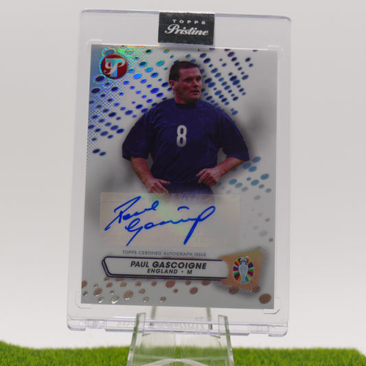 Topps Pristine Paul Gascoigne Autographed