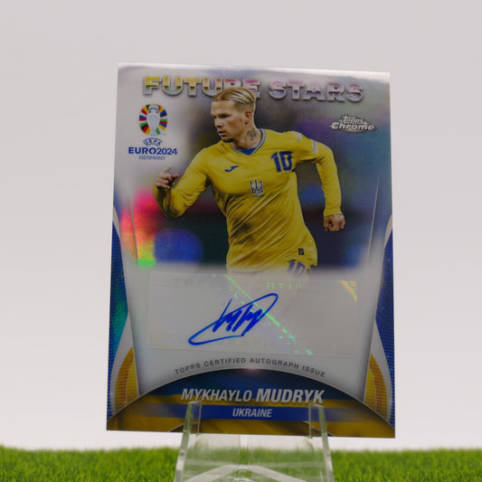 Topps Chrome Mykhaylo Mudryk Autographed Future stars
