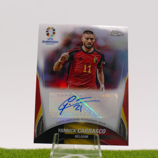Topps Chrome Yannick Carrasco Autograph