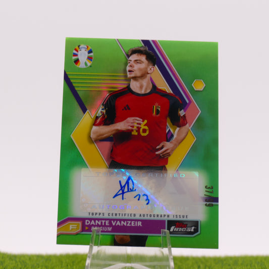 Topps Finest Dante Vanzier /99 Autograph