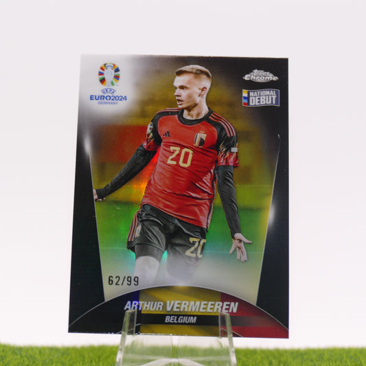 Topps Chrome Arthur Vermeeren Rookie /99