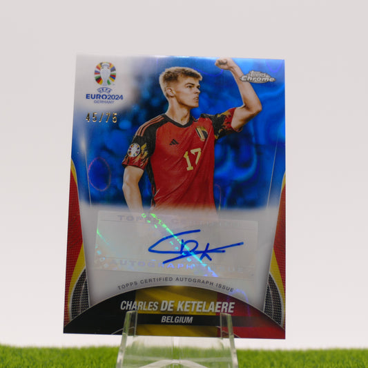 Topps Chrome Charles De Ketelaere Autograph /75