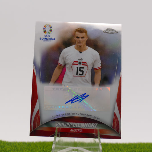 Topps Chrome Philipp Lienhart Autographed