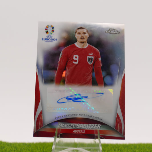 Topps Finest Marcel Sabitzer Autographed