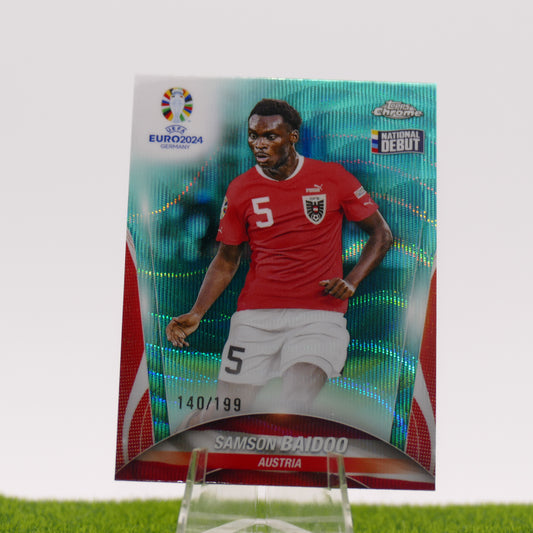 Topps Chrome Samson Baidoo /199