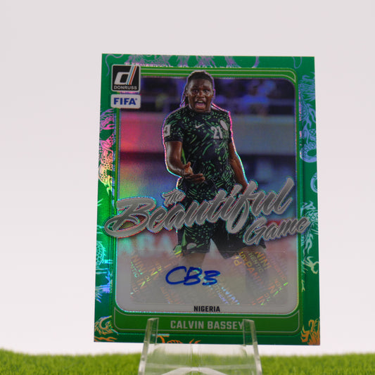 Panini Donruss Calvin Bassey /99 Autograph